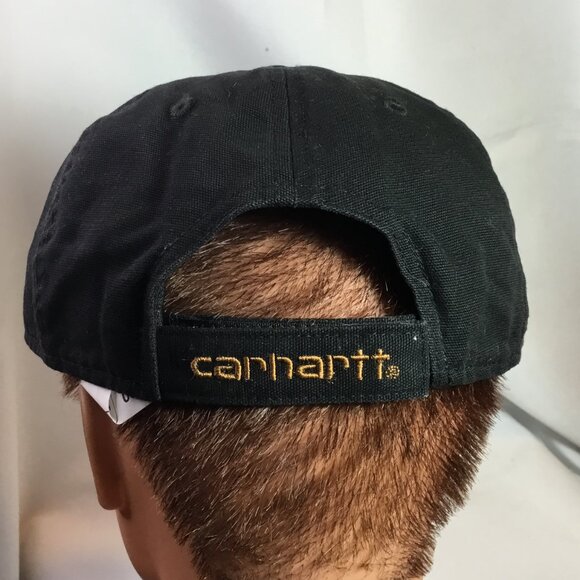 Carhartt Odessa Men's Canvas Cap - Black, One Size (100289-001) - Picture 3 of 7